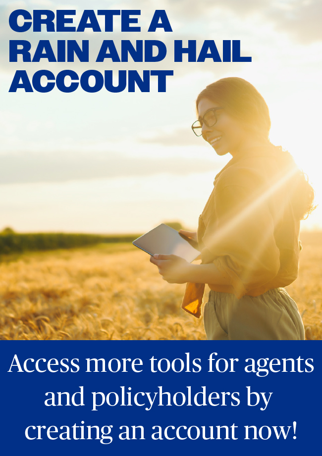 Create a Rain and Hail Account